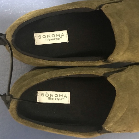 Sonoma Life + Style leather suede slip-on clogs - Picture 4 of 14